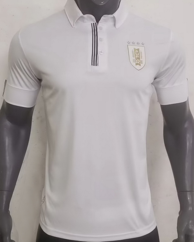 Uruguay 2024/25 White Soccer Jersey